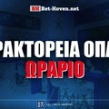 Πρακτορεία ΟΠΑΠ Ωράριο: Ποιες μέρες θα κλείσουν για Πάσχα